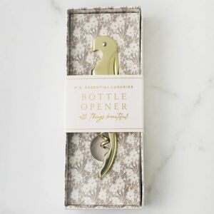 MARGOT ELENA Gold Bottle Opener - M.E. Essential Luxuries NEW IN BOX